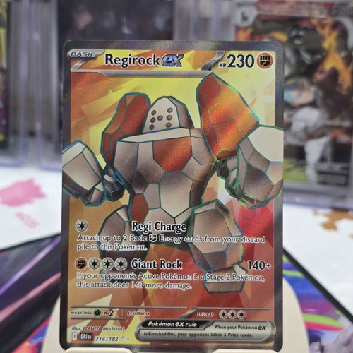 Regirock EX Pokemon card DRI 214