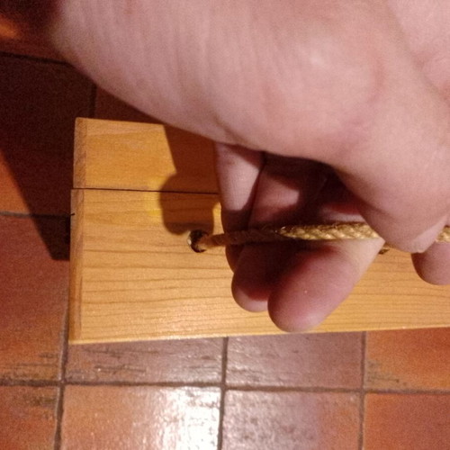 Wooden wine case used