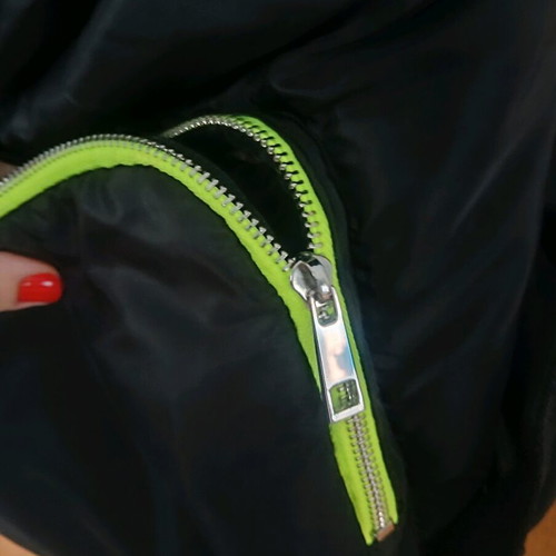 New Look soft backpack like new, medium size, black and green