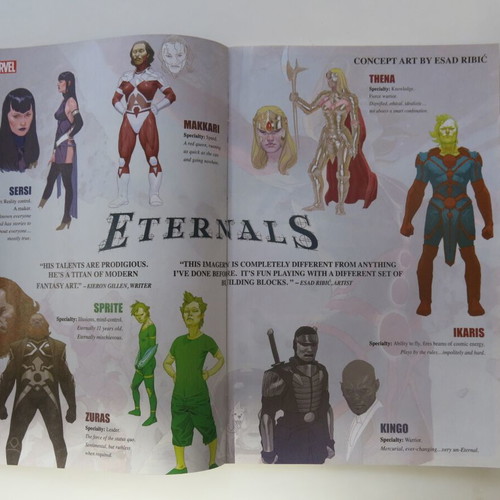Eternals Never Die Never Win Behind-the-Scenes Edition comic new, English