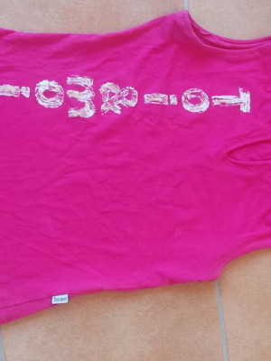 Toi&Moi pink t-shirt used, size M 38 10, chest 78 cm, height 51 cm