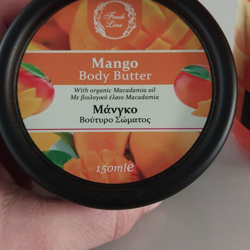 Fresh Line Mango care set with shower gel 300ml and body butter 150ml new