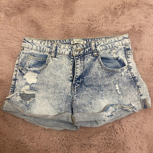 Pull&Bear denim shorts used, size 38