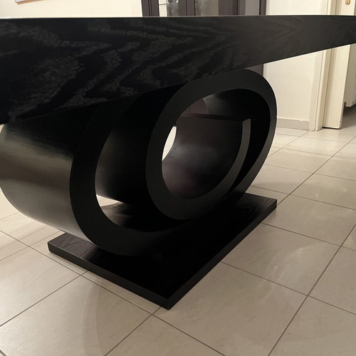 Wenge dining table with extension, unused