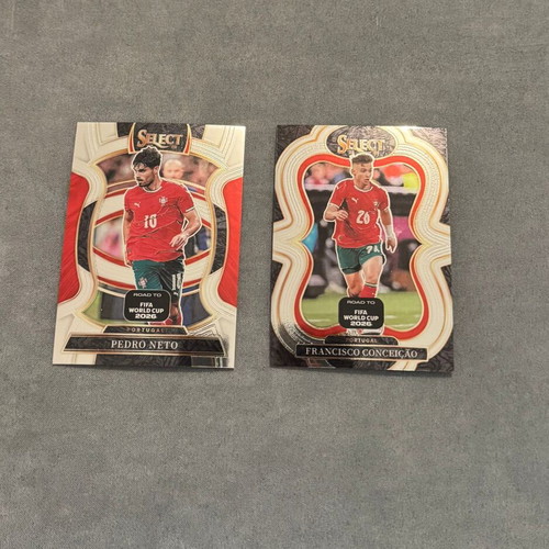 Panini 2025-26 Select Road To FIFA World Cup Portugal lot 2 cards