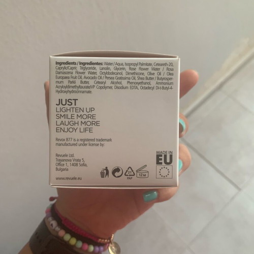 Revox eye care cream 50ml new with rose water and avocado