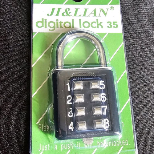Small metal lock with 4-digit code new