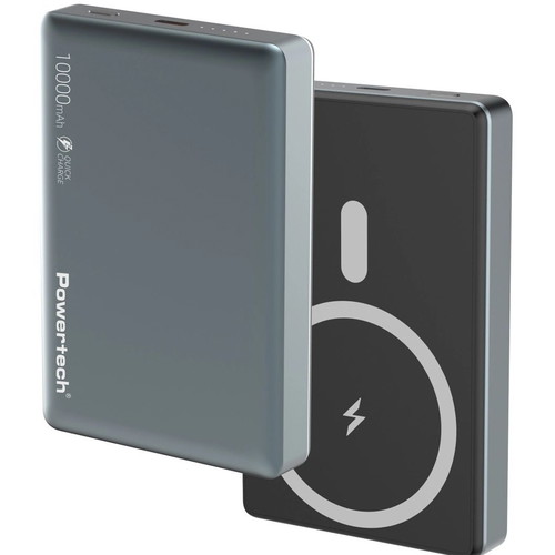Powertech Power Bank PT-1377 10000mAh Magnetic Wireless 20W New