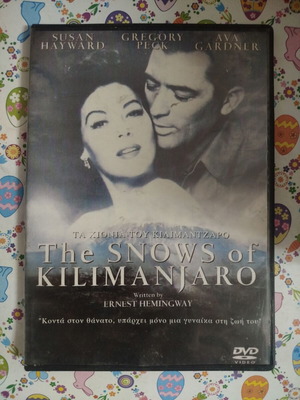 The Snows of Kilimanjaro DVD used, subtitles