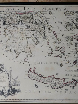 Old maps engravings used