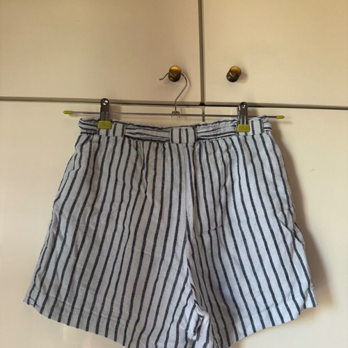 Striped shorts Primark used, size XS, black and white