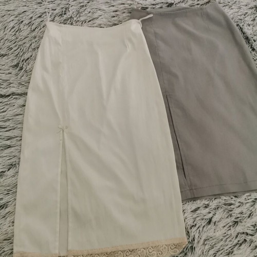 Lynne skirts midi pack of 2 like new, satin and elastic