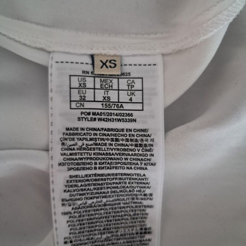 Guess blouse white, like new, oversized fit XS to medium