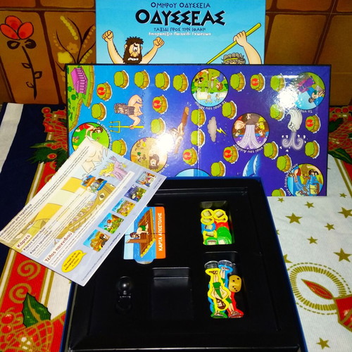 Board games set with Odysseas and Mystery Garden like new