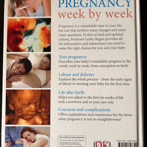 Your Pregnancy week by week book like new, English language