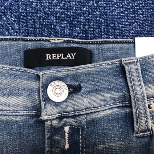 Replay Denim Shorts new, size 27, blue