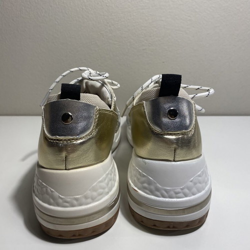 Shoes pack of 4 with one Asics pair, used, size 39, multicolor