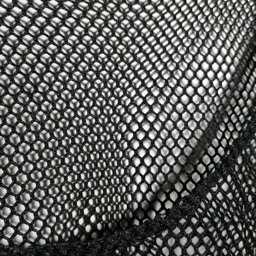 Sleeveless mesh blouse used, black, size XS/S