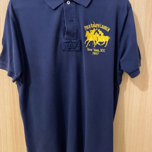 Ralph Lauren men's polo shirt like new, size S, blue