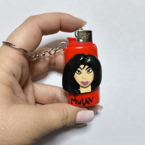 Mulan Lighter Case Keychain new