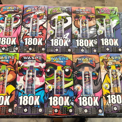 Vape ΤΕΡΑΣ 180 000 puffs 8σε1 with screen, new
