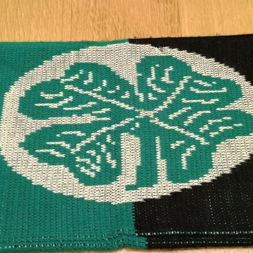 Celtic scarf double sided new, 90s