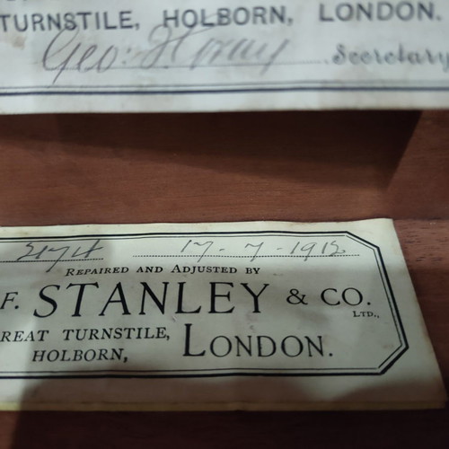 Stanley & Co London 1912 topographic instrument used antique