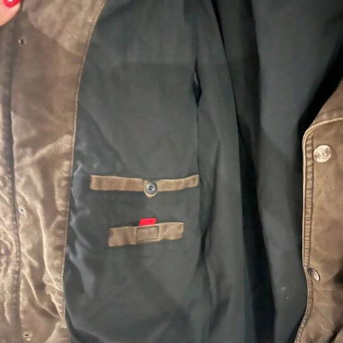 Jacket like new, size XL, brown and green