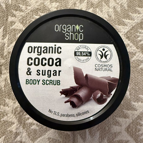 Organic Shop Body Scrub Cocoa & Sugar 250ml new