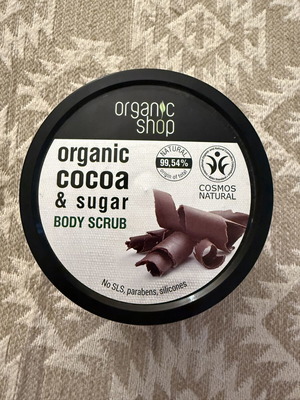 Organic Shop Body Scrub Cocoa & Sugar 250ml new