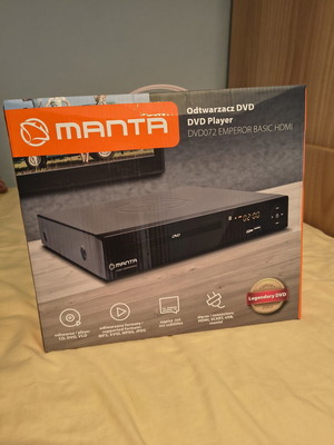 Manta DVD Player DVD072 Emperor Basic HDMI new, sealed