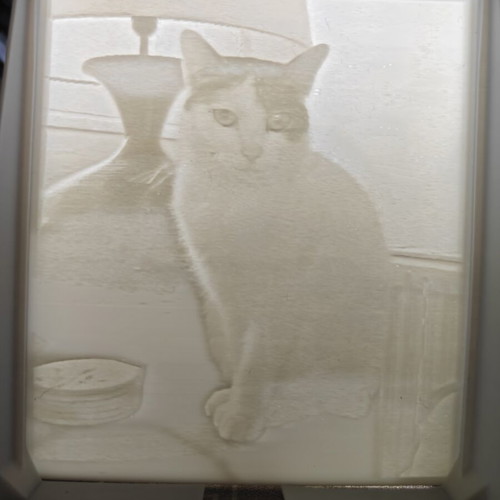Custom Lithophane 3D Frame with Your Photo, New