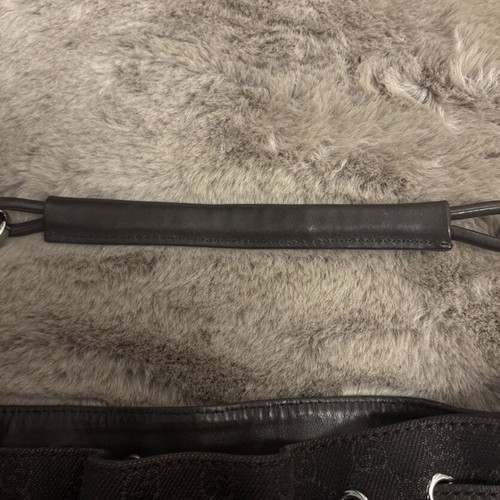 Gucci brown GG monogram shoulder bag like new