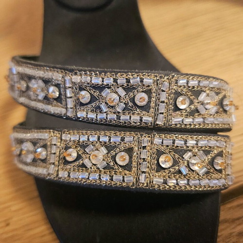Danos sandals like new, black, size 39