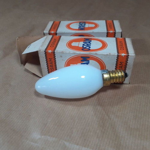 Osram Incandescent Light Bulb E14 Vintage New Made in Germany