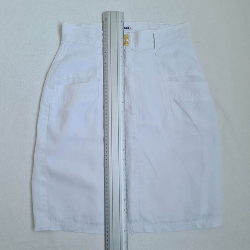 Jil Sanders women's vintage 80s linen skirt size S