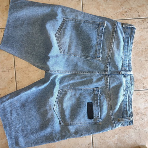 Zara denim bermuda size L blue like new