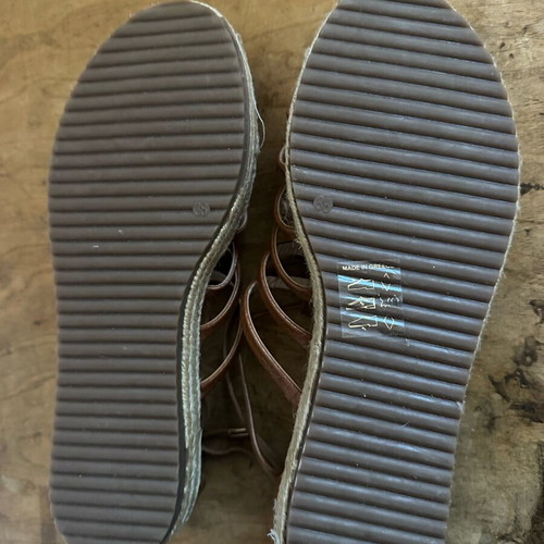 Mairiboo for Envie brown sandals size 38 new