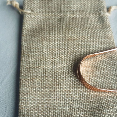 Copper Tongue Cleaner new, oral hygiene tool
