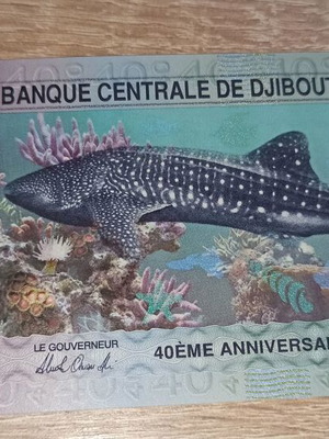 Τζιμπουτί 40 Francs 2017 καινούργιο