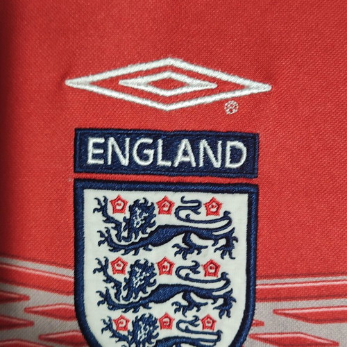 Umbro England FA Premier Pro vintage training jersey, grey-red, men's XL 44/46