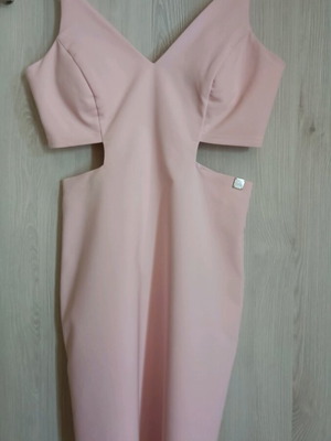 BSB Collection dress pink like new with side cutouts