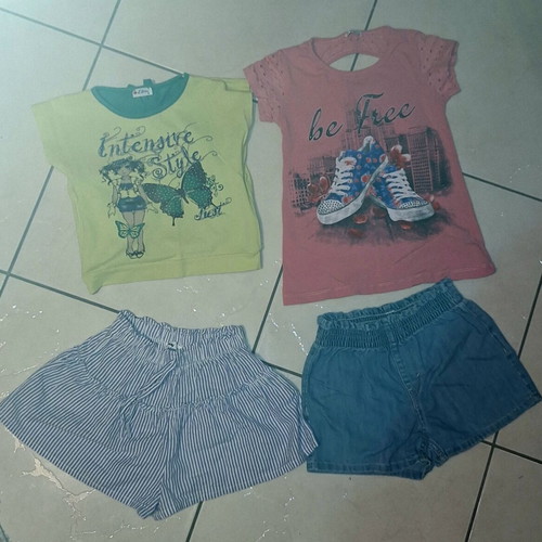 Girls' summer clothes pack for 5 years old, like new