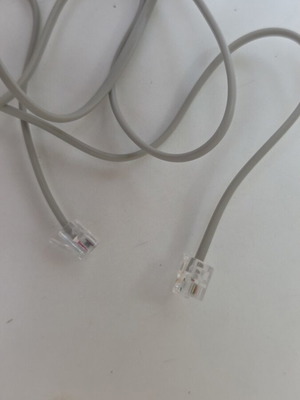 Telephone cable like new, grey
