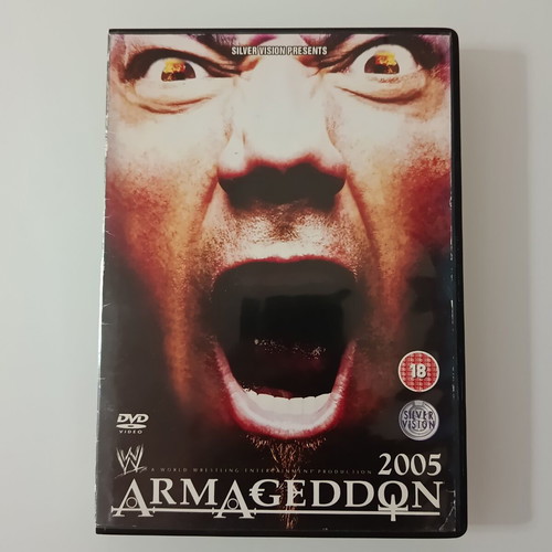 Armageddon 2005 wrestling movie DVD used, no subtitles