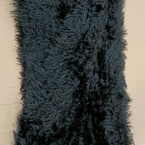Eco fur neck warmer new with soft hair black