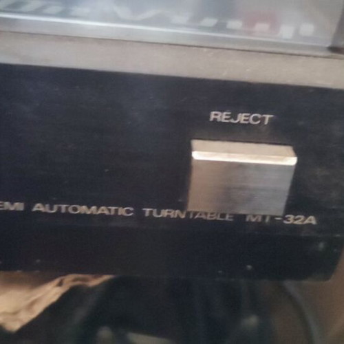 Record player used, may need belt replacement