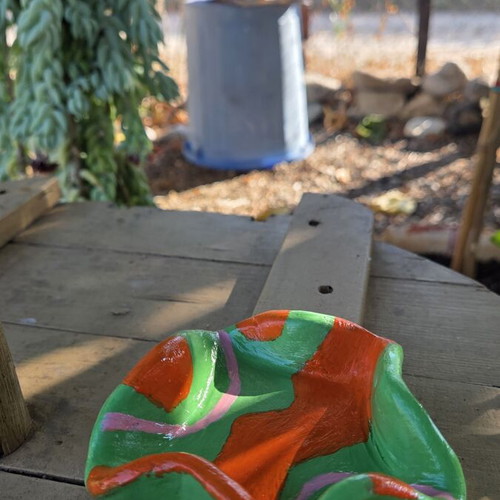 Handmade tealight candle holder