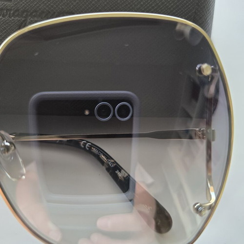 Salvatore Ferragamo sunglasses new, gold color