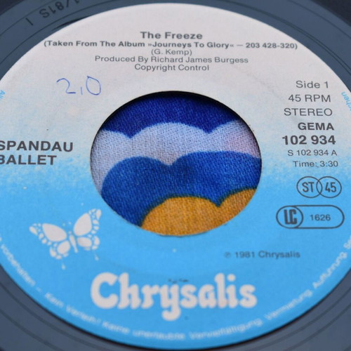 Spandau Ballet The Freeze single used, New Wave Synth-Pop
